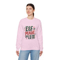 Elf Made Do It Sweatshirt — Funny Christmas Crewneck Holiday Sweater