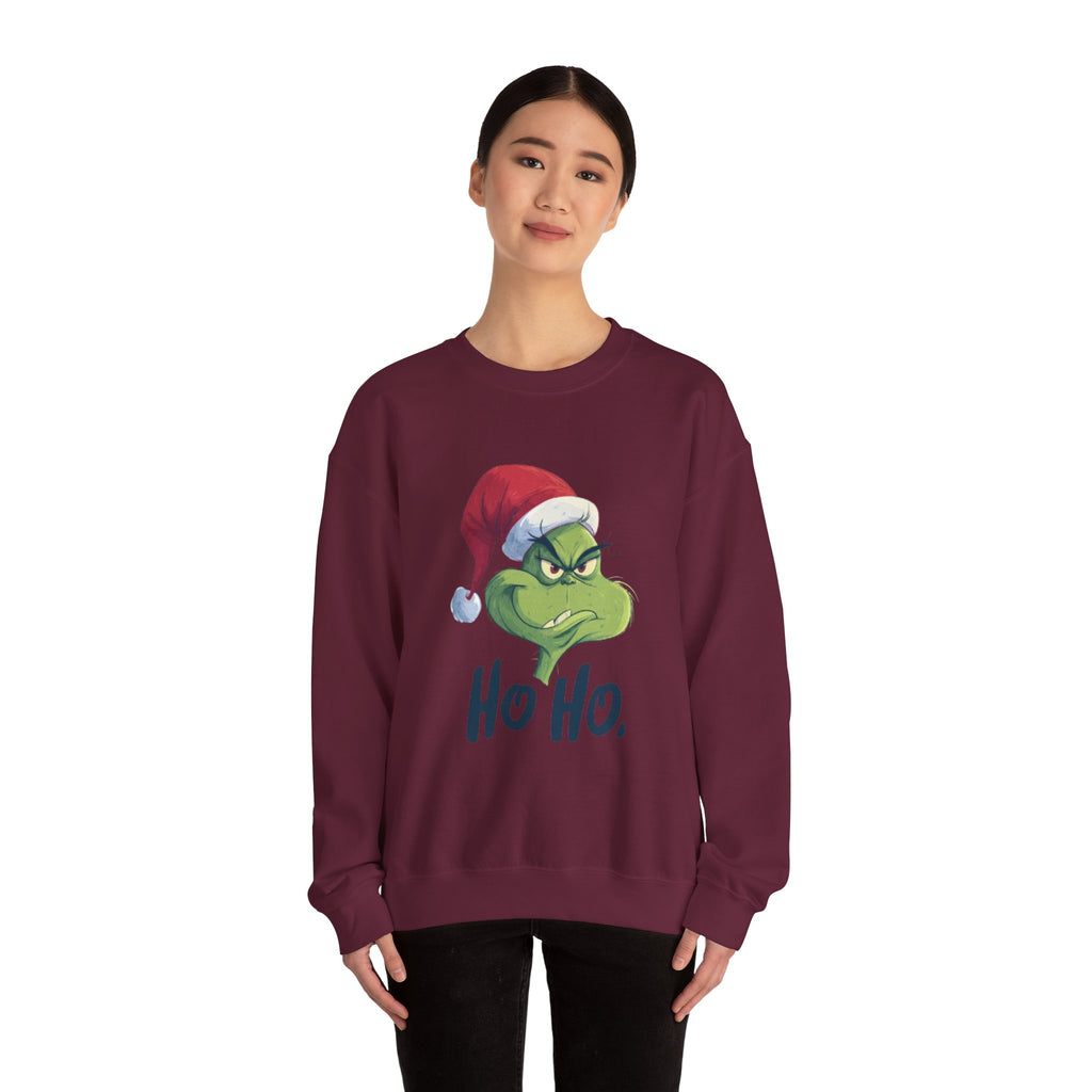 Grumpy Grinch 'Ho Ho.' Crewneck Sweatshirt