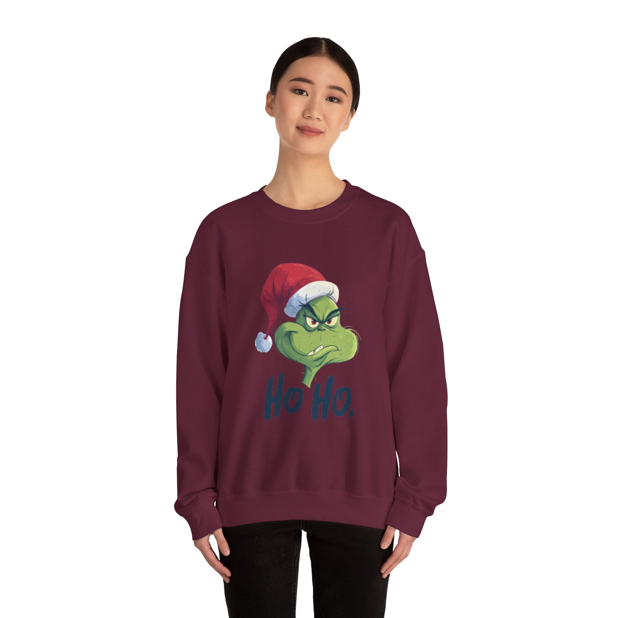 Grumpy Grinch 'Ho Ho.' Crewneck Sweatshirt
