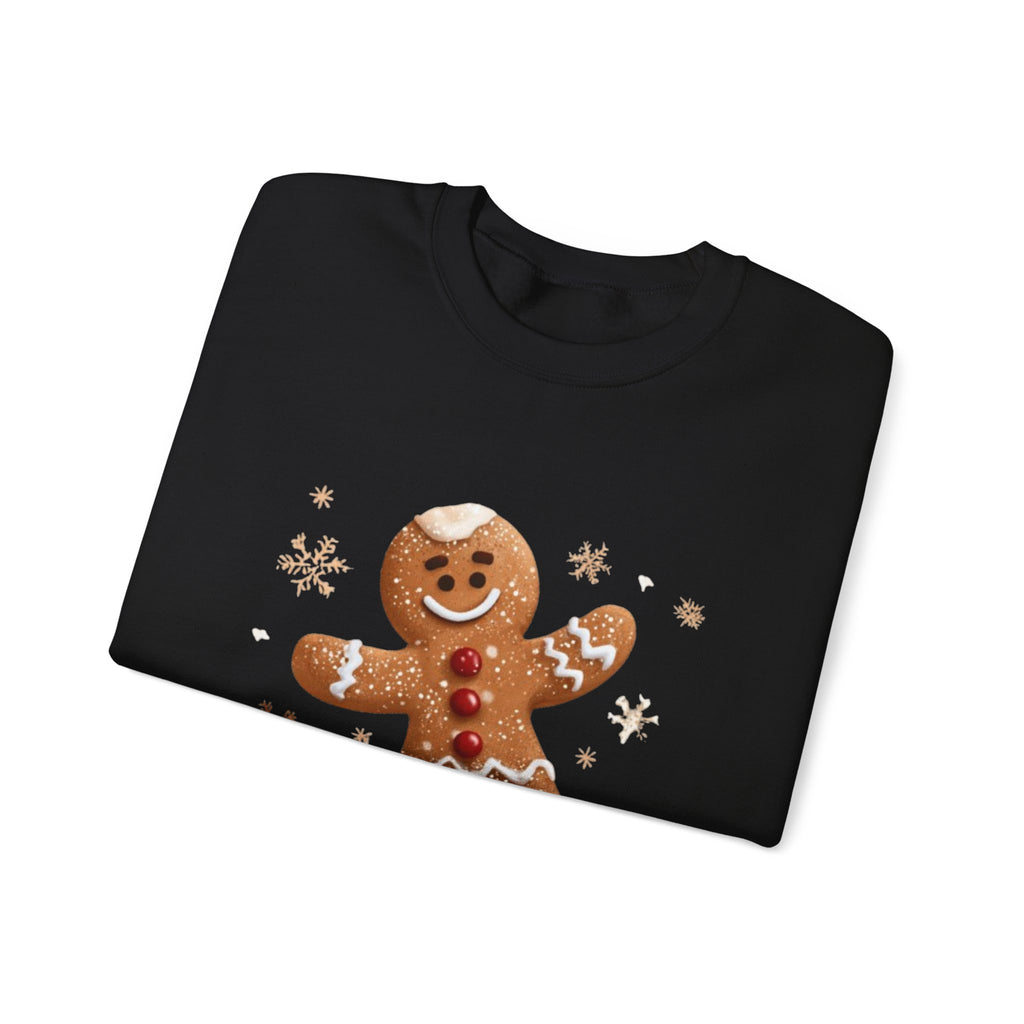 Gingerbread 'Frosted' Holiday Sweatshirt — Cute Christmas Cookie Crewneck
