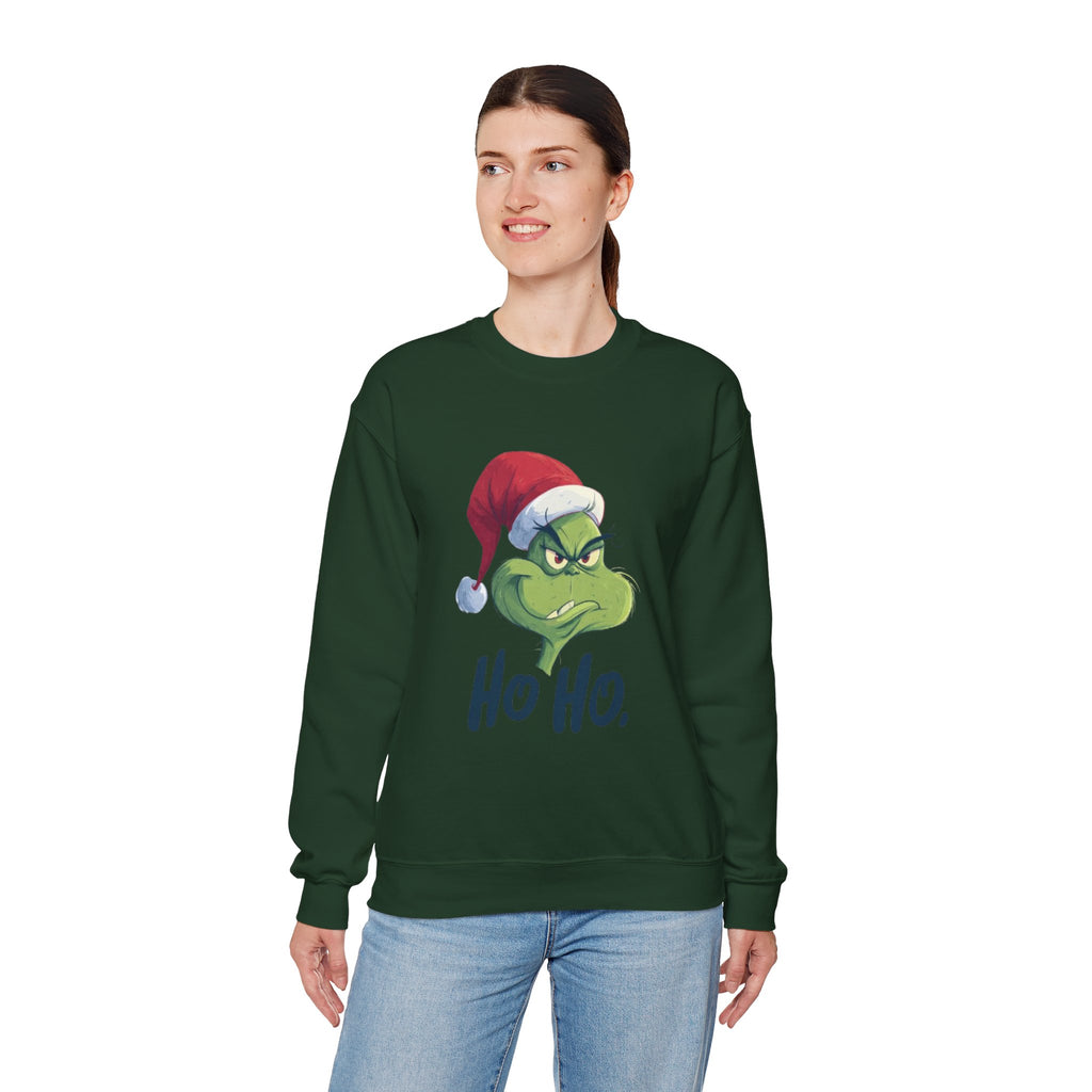 Grumpy Grinch 'Ho Ho.' Crewneck Sweatshirt