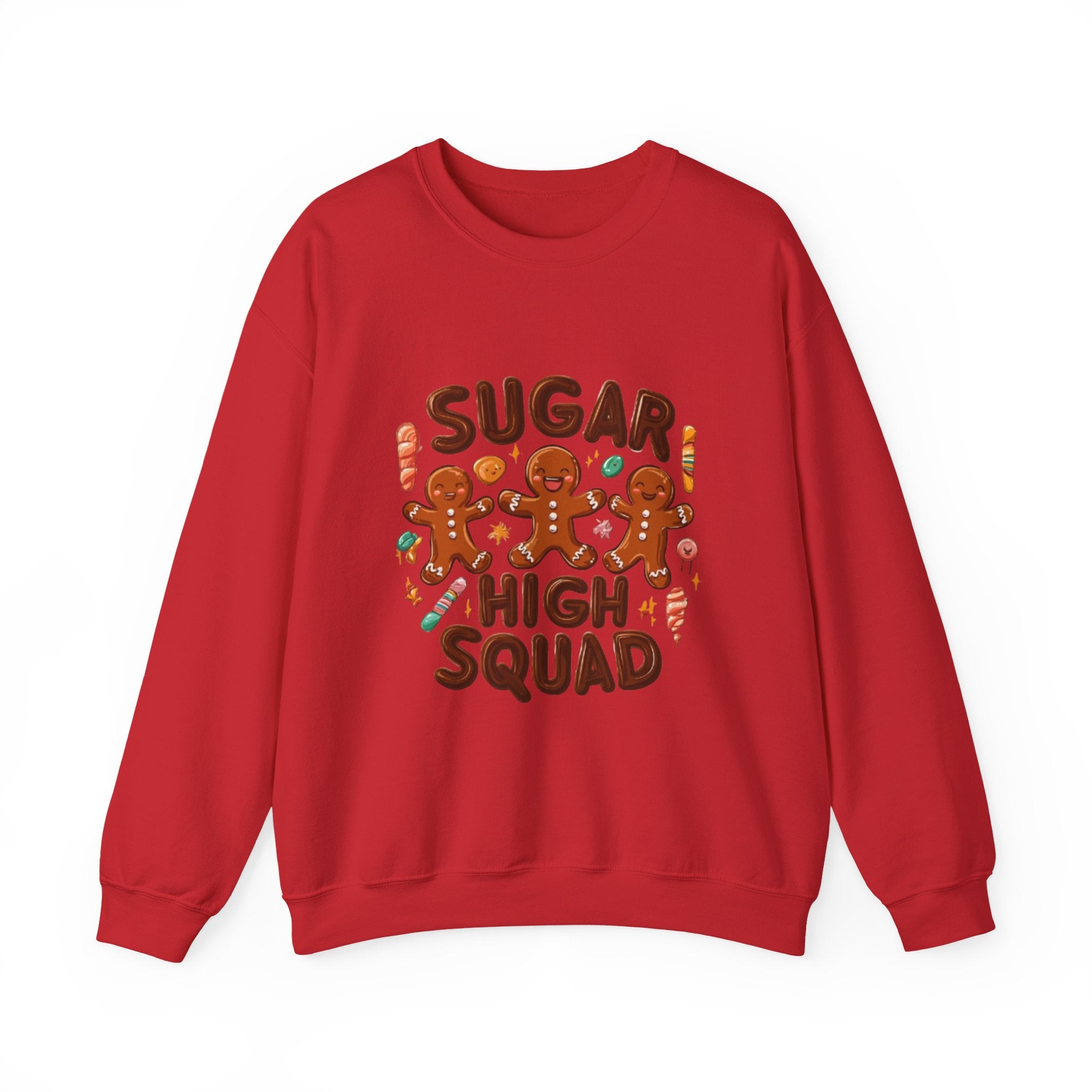 Sugar High Squad Sweatshirt — Cute Gingerbread Holiday Crewneck