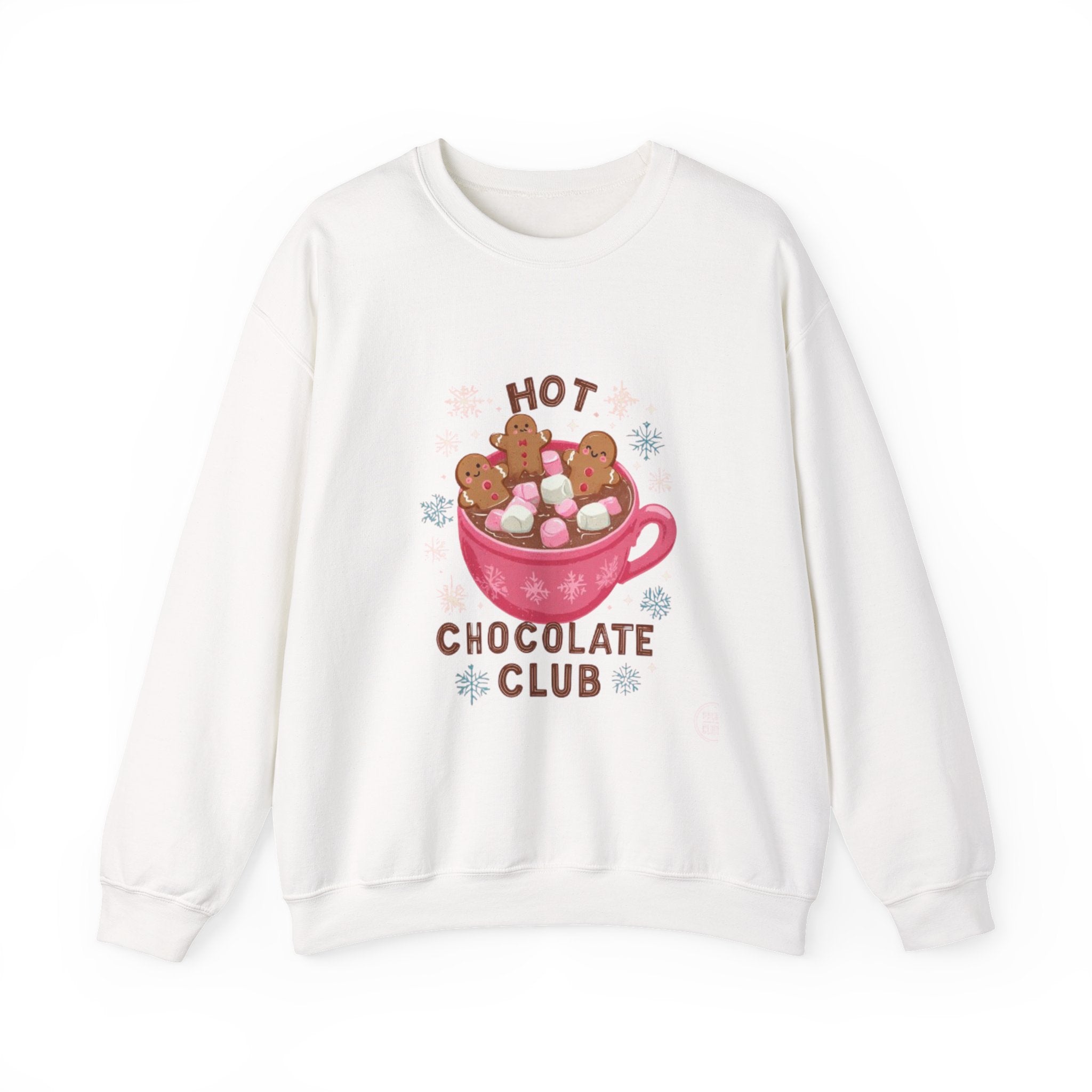 Sweatshirt — "Hot Chocolate Club" Cozy Winter Crewneck