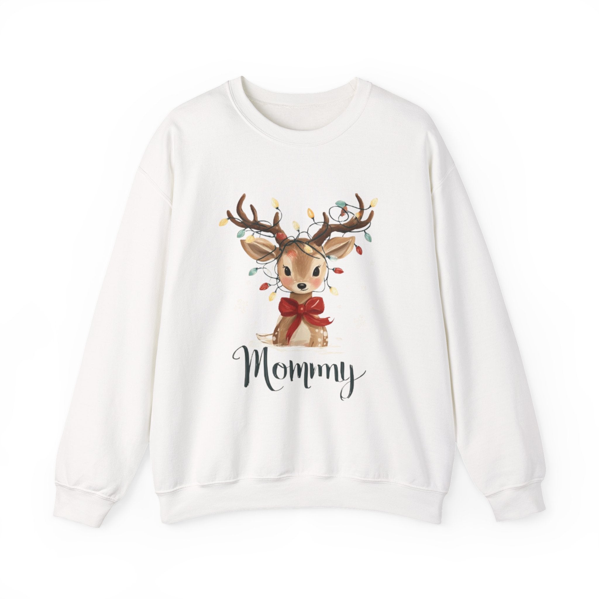Mommy Reindeer Sweatshirt - Christmas Mom Holiday Crewneck