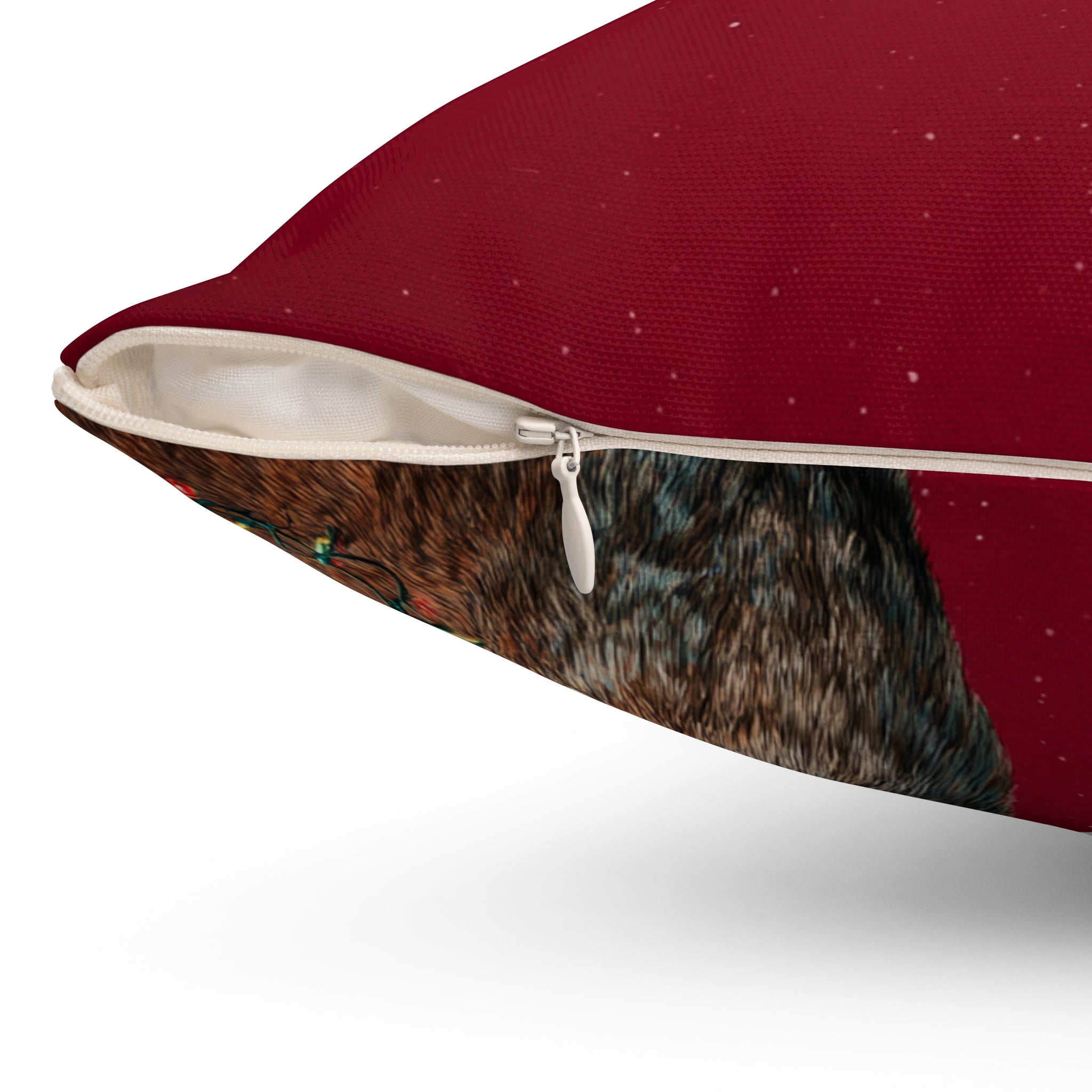 Oh Deer It’s Christmas! Reindeer Holiday Throw Pillow