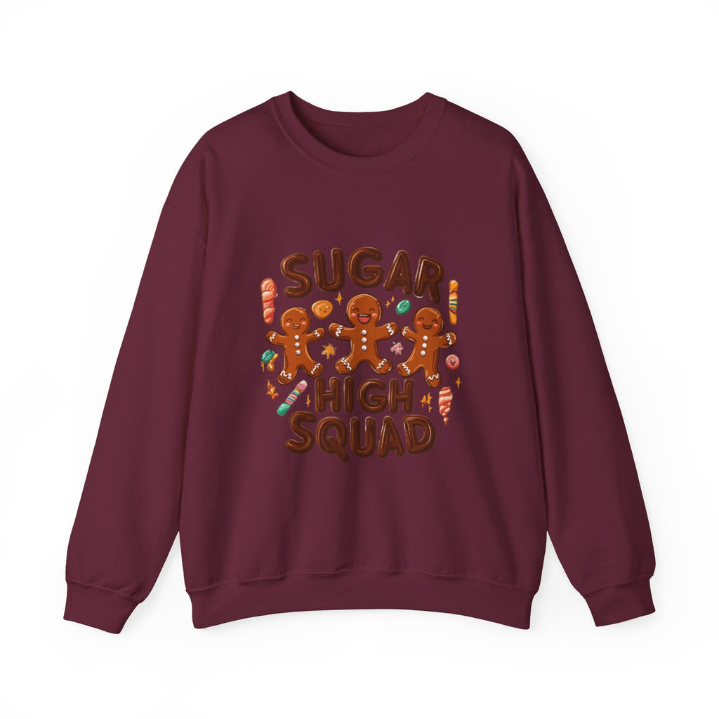 Sugar High Squad Sweatshirt — Cute Gingerbread Holiday Crewneck