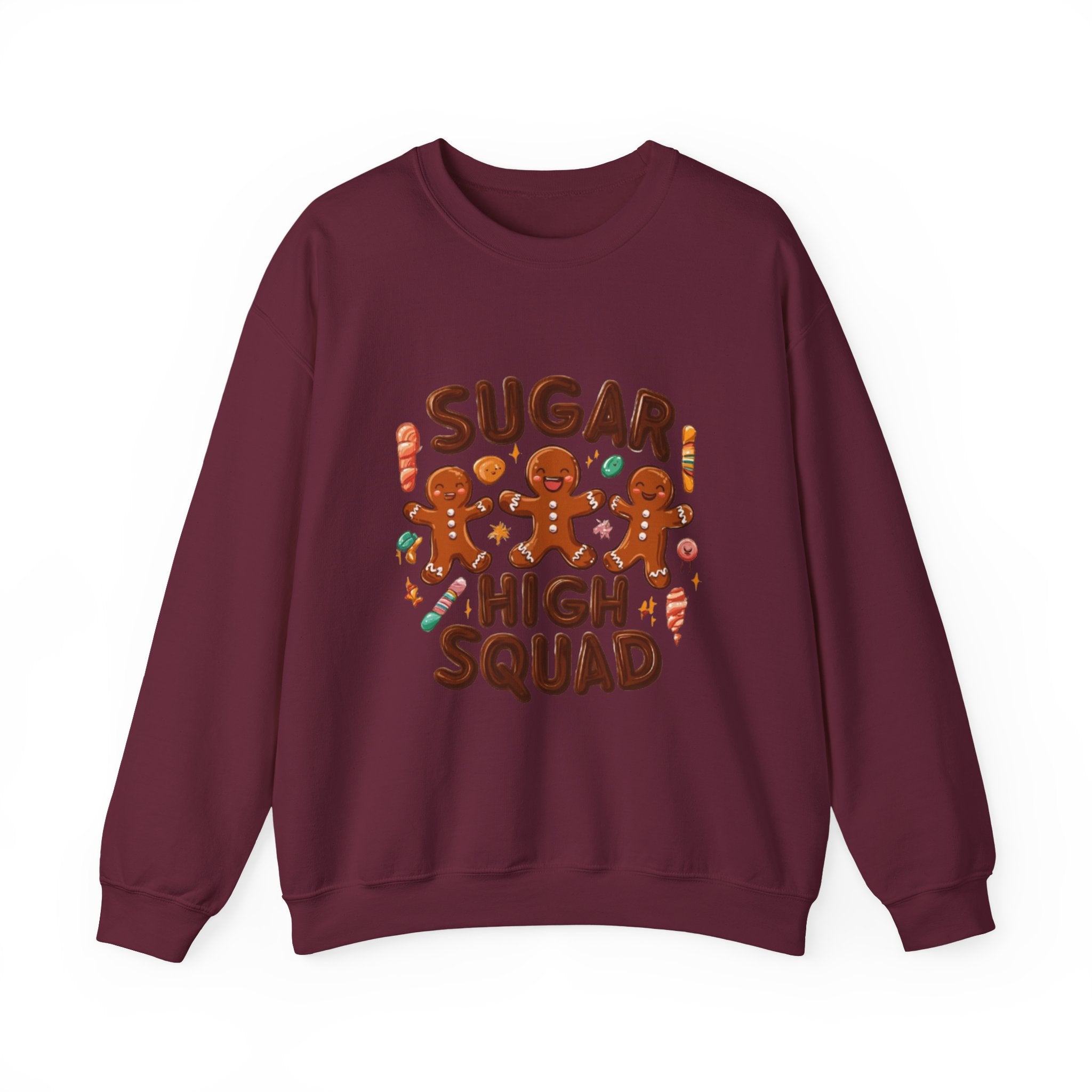 Sugar High Squad Sweatshirt — Cute Gingerbread Holiday Crewneck