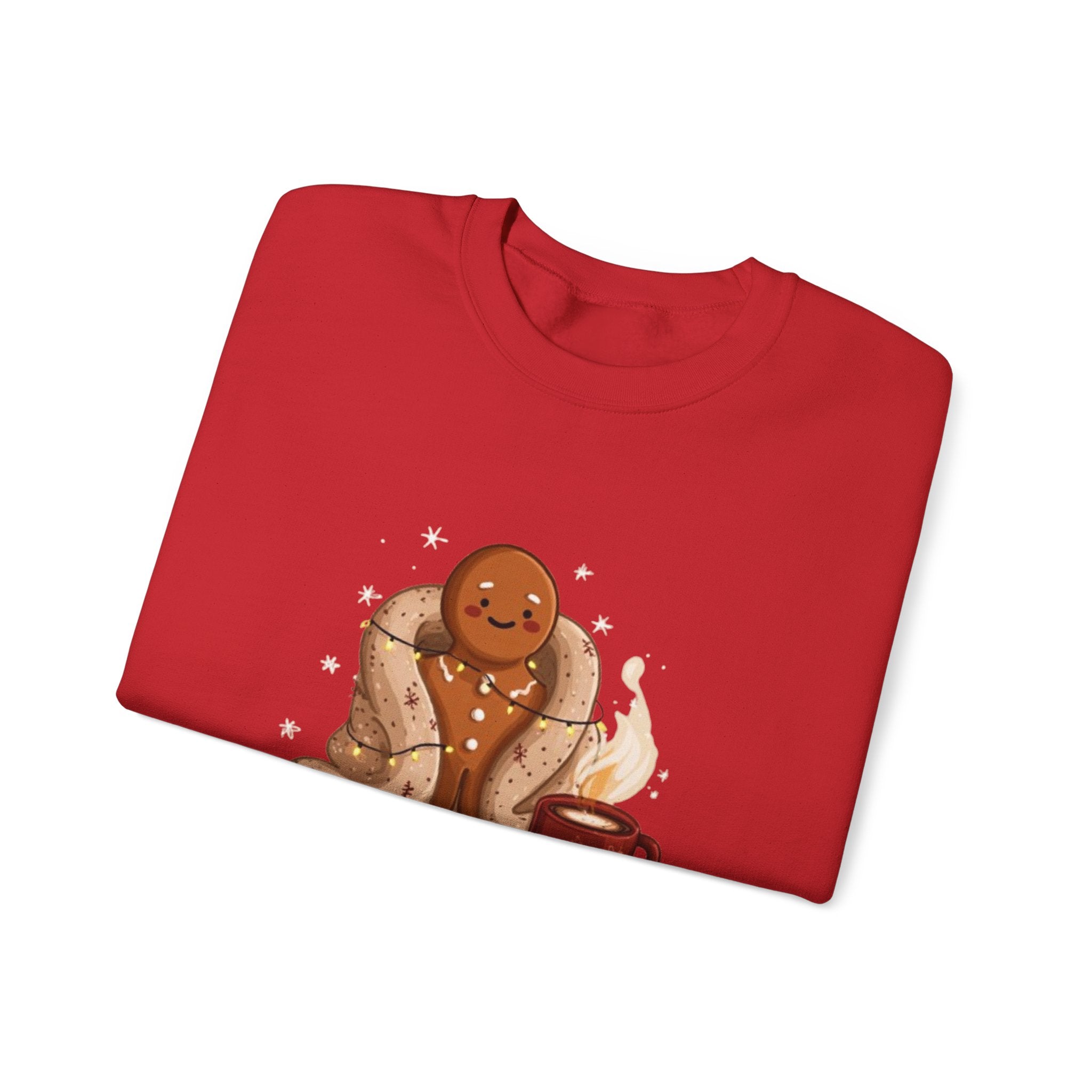 Warm & Toasted Crewneck Sweatshirt — Cozy Gingerbread, Hot Cocoa Holiday Sweater