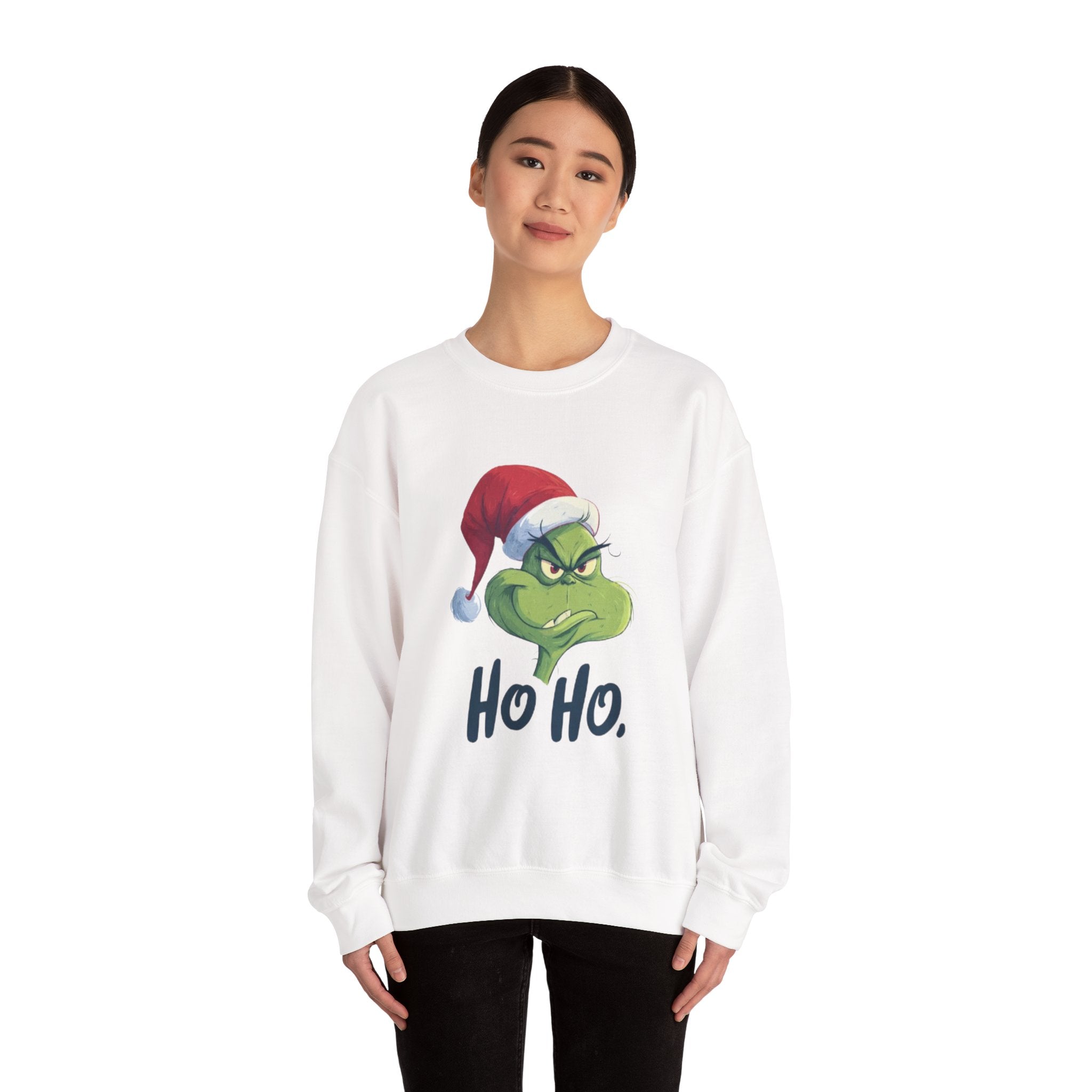 Grumpy Grinch 'Ho Ho.' Crewneck Sweatshirt