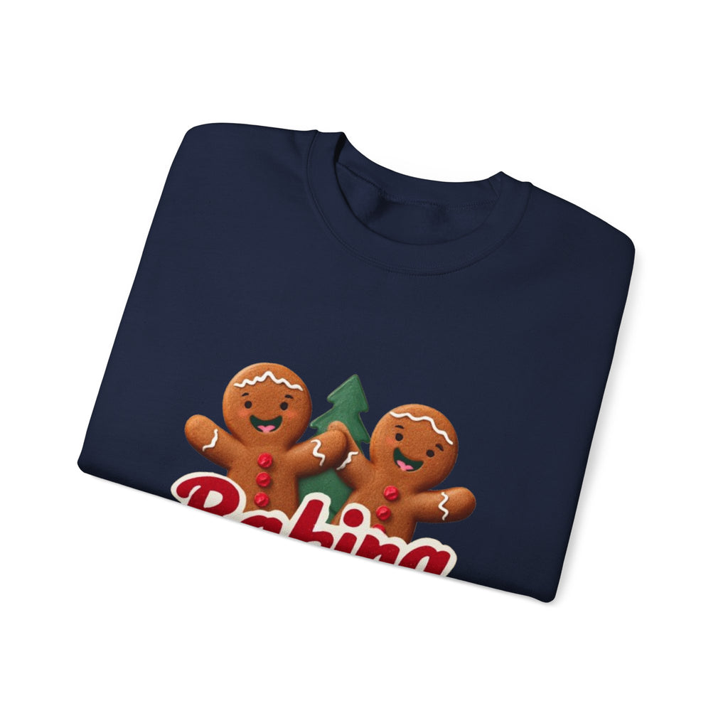 Baking Squad Sweatshirt — Cute Gingerbread Holiday Crewneck