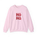 Holiday Crewneck Sweatshirt – Red “HŌ HŌ.” Christmas Sweater Tee