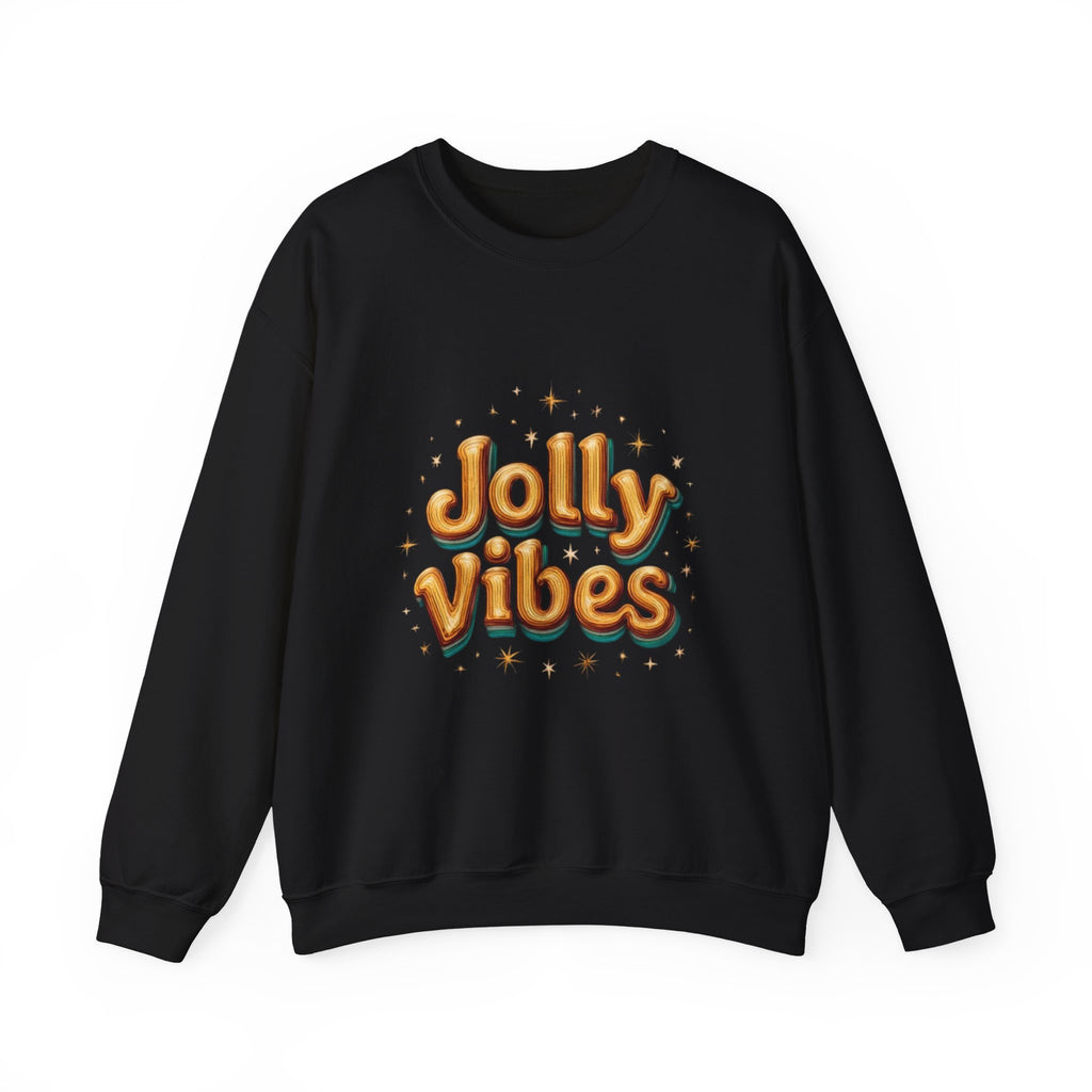 Jolly Vibes Sweatshirt – Cozy Holiday Graphic Crewneck