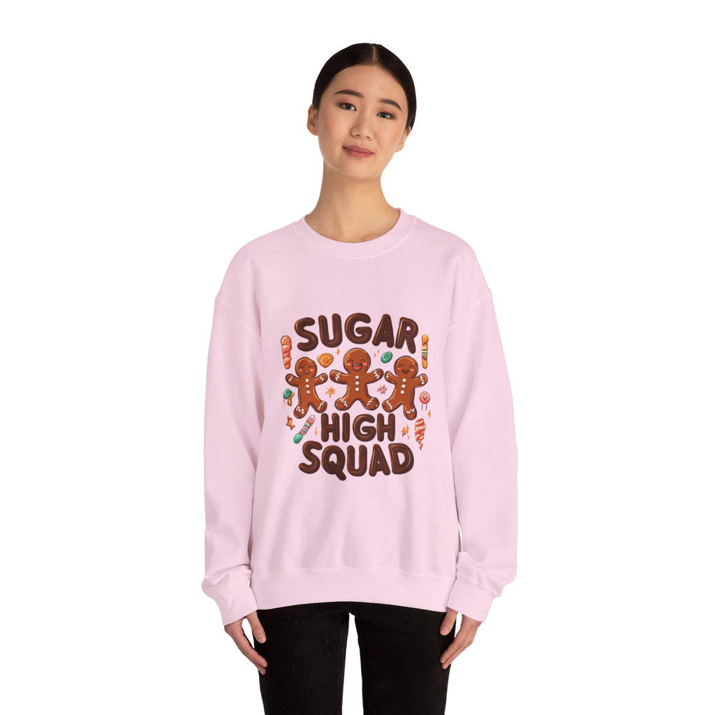 Sugar High Squad Sweatshirt — Cute Gingerbread Holiday Crewneck