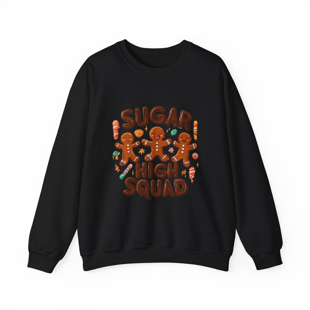 Sugar High Squad Sweatshirt — Cute Gingerbread Holiday Crewneck