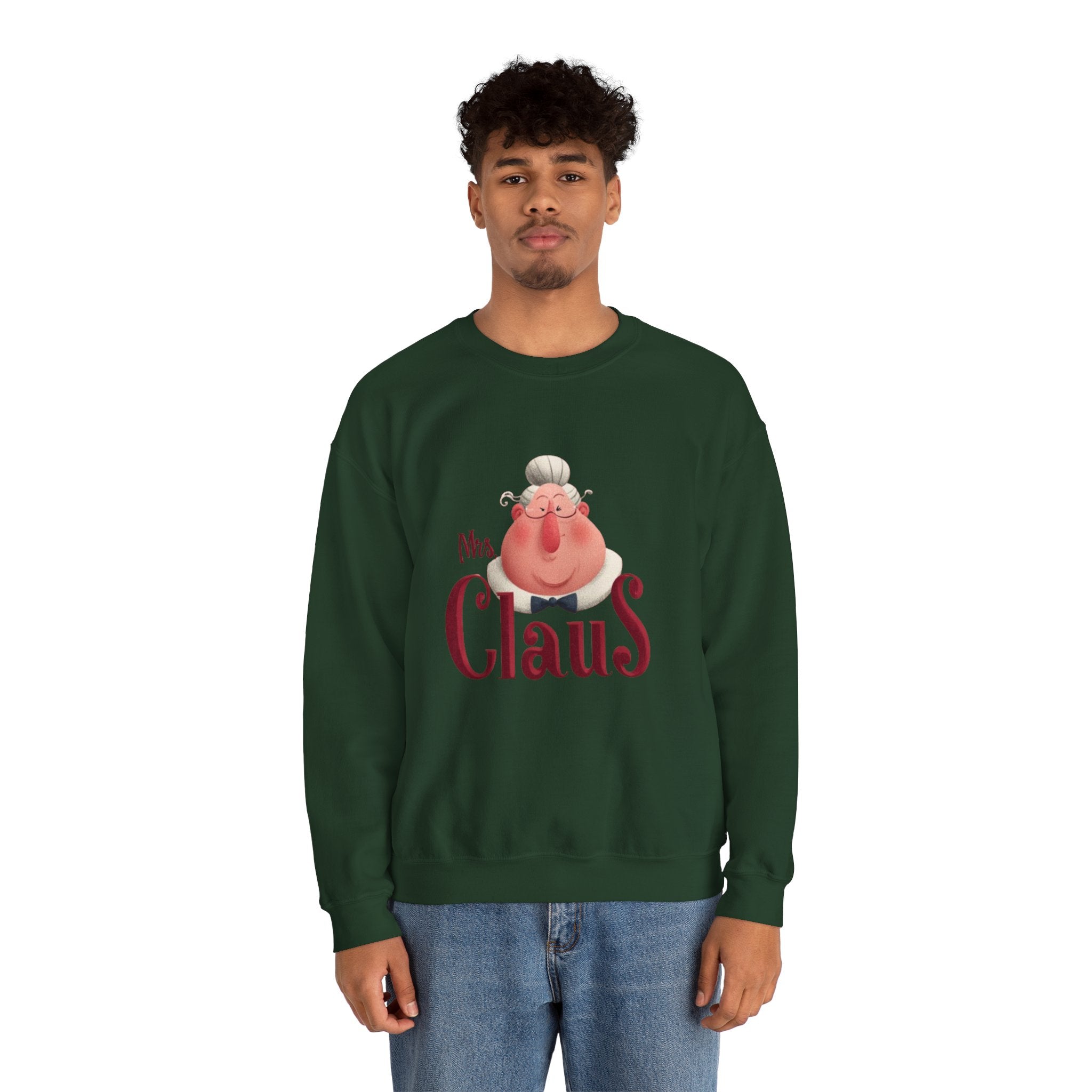 Mrs. Claus Christmas Sweatshirt – Cute Mrs Claus Holiday Crewneck