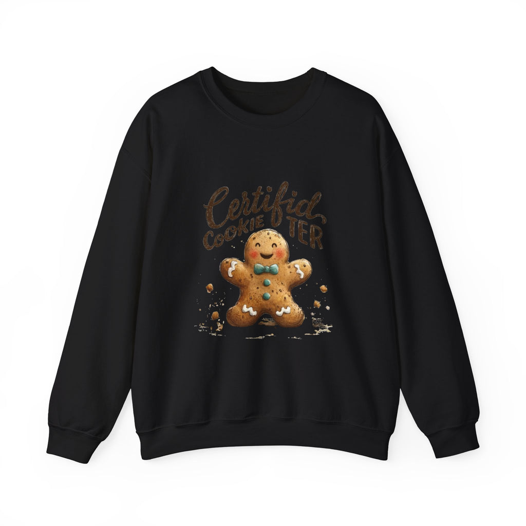 Crewneck Sweatshirt - "Certified Cookie Tester" Gingerbread Holiday Sweater