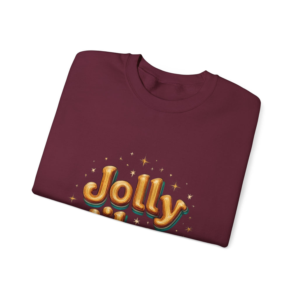 Jolly Vibes Sweatshirt – Cozy Holiday Graphic Crewneck