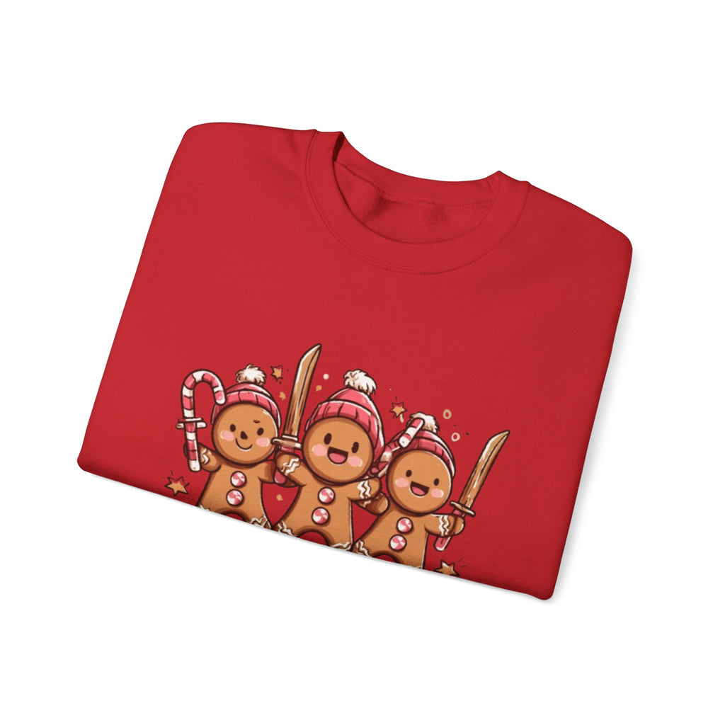 Candy Cane Crew Sweatshirt — Cute Gingerbread 'Candy Cane Crew' Christmas Sweatshirt