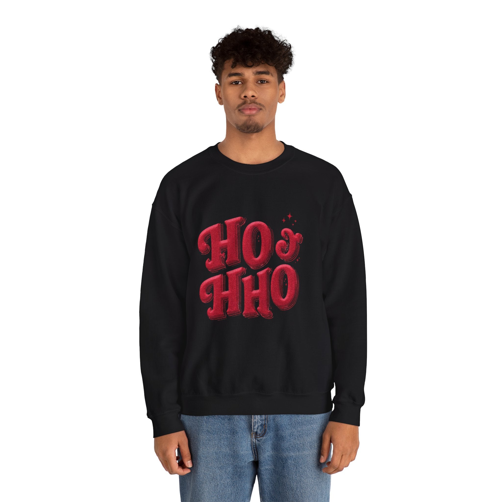 Ho Ho Ho Christmas Sweatshirt — Festive Holiday Crewneck