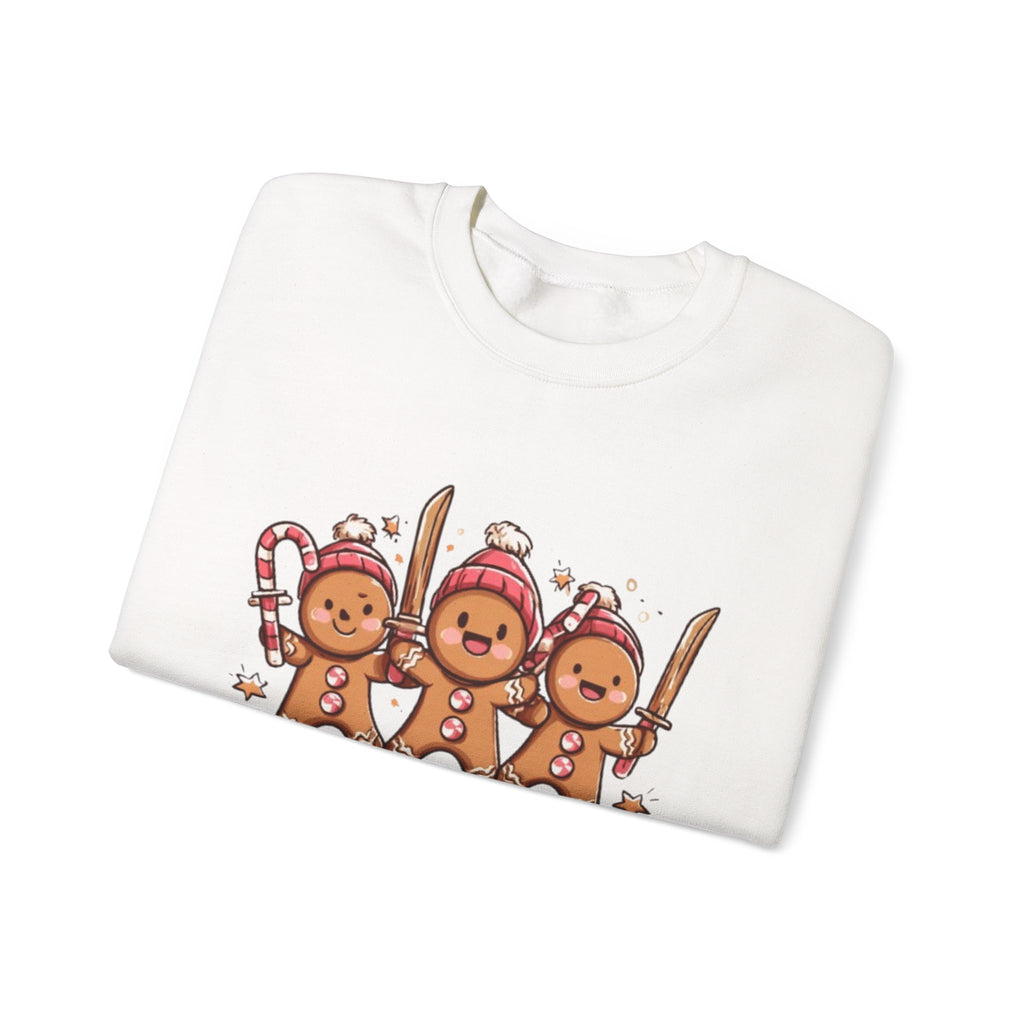 Candy Cane Crew Sweatshirt — Cute Gingerbread 'Candy Cane Crew' Christmas Sweatshirt