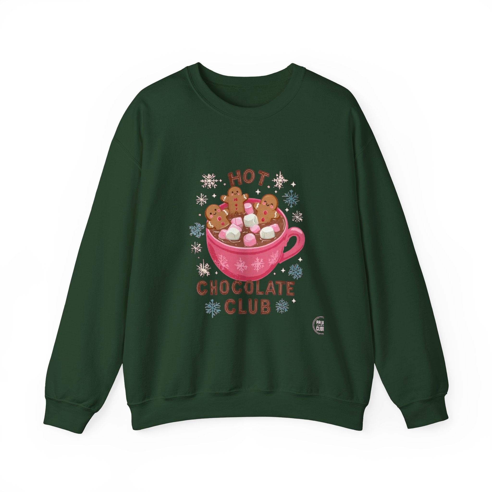 Sweatshirt — "Hot Chocolate Club" Cozy Winter Crewneck