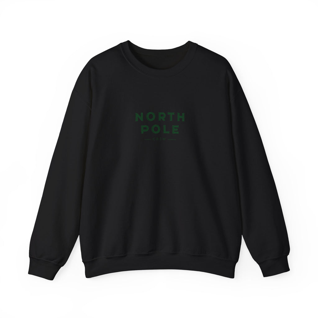 North Pole Crewneck Sweatshirt — Minimal Holiday Graphic Pullover