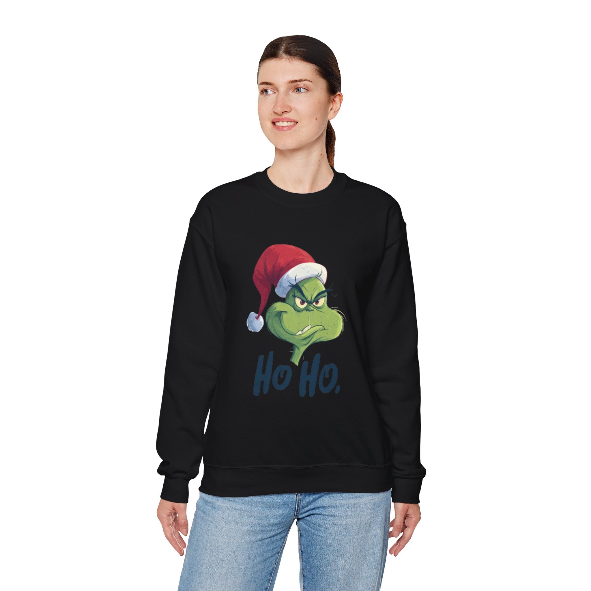 Grumpy Grinch 'Ho Ho.' Crewneck Sweatshirt