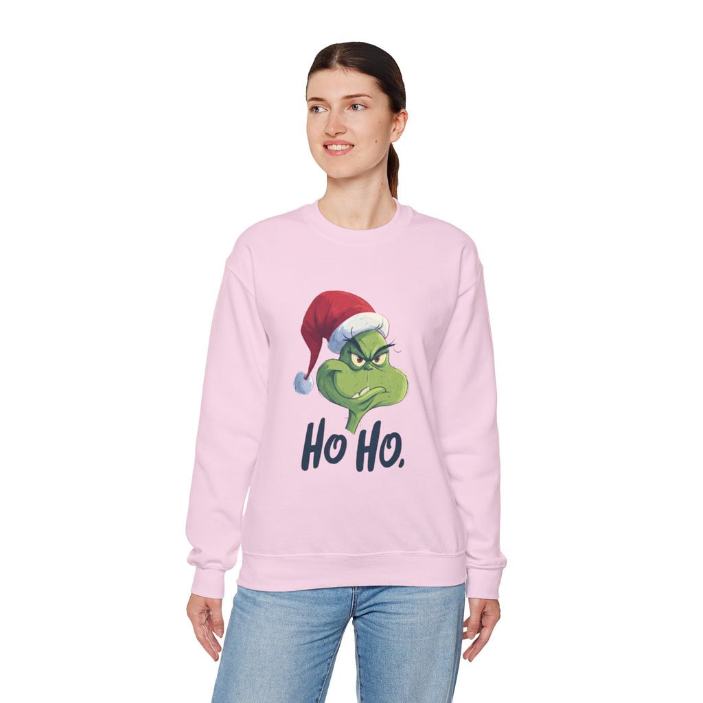 Grumpy Grinch 'Ho Ho.' Crewneck Sweatshirt