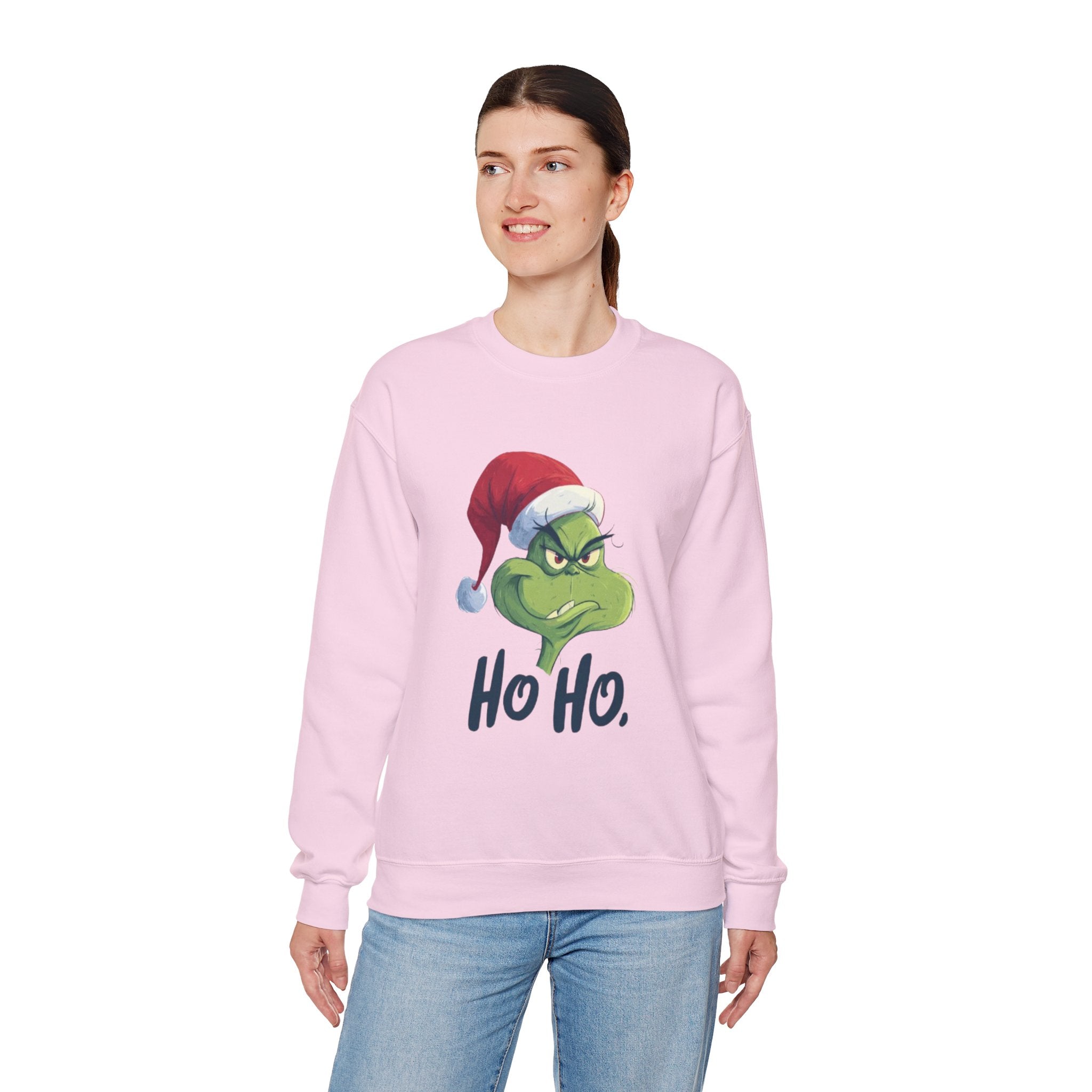 Grumpy Grinch 'Ho Ho.' Crewneck Sweatshirt