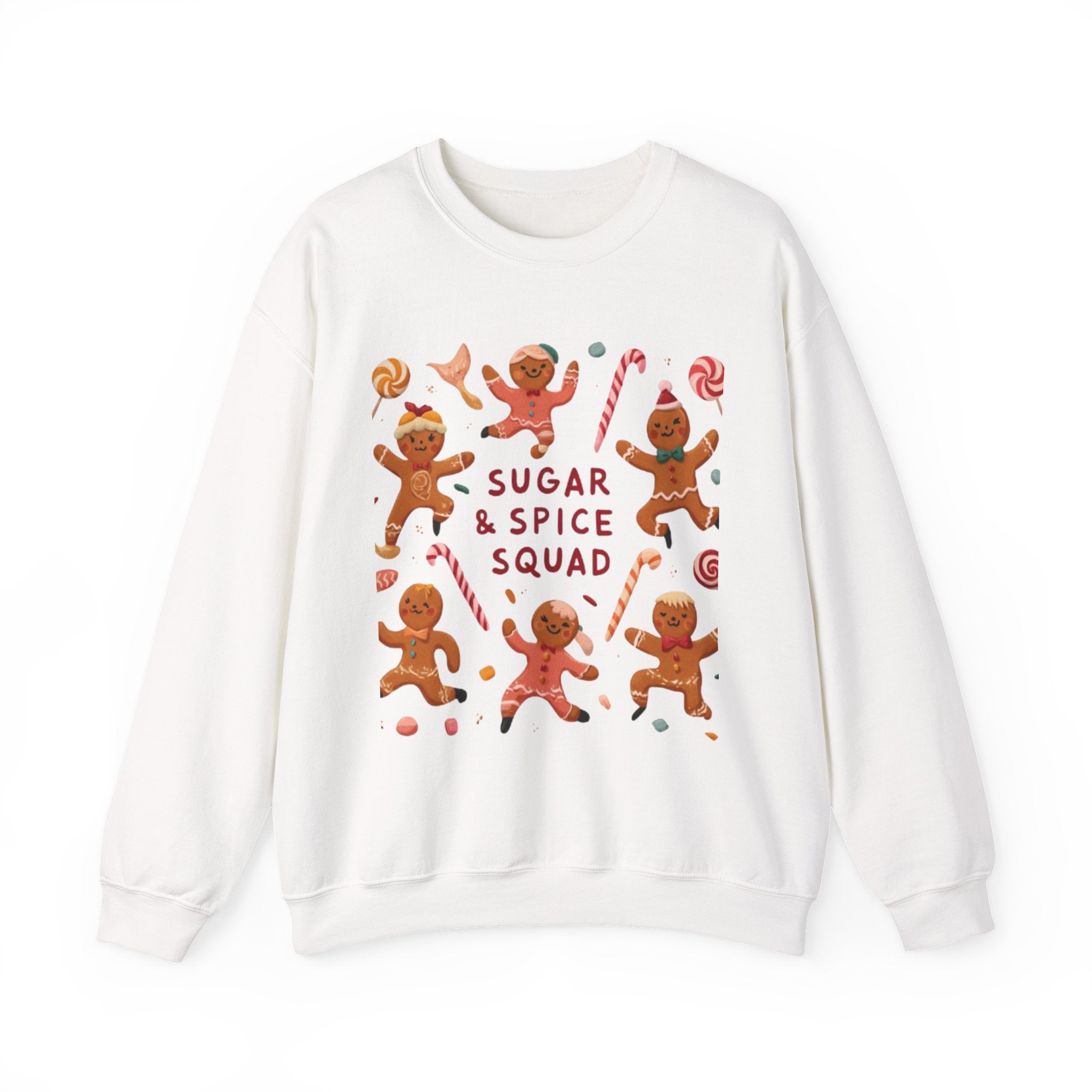 Sugar & Spice Squad Sweatshirt — Gingerbread Holiday Crewneck