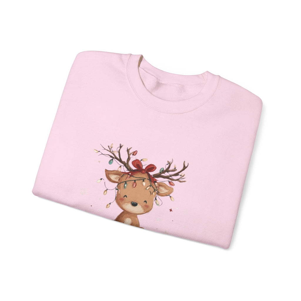 Mommy Reindeer Sweatshirt — Cute Woodland Mama Holiday Crewneck