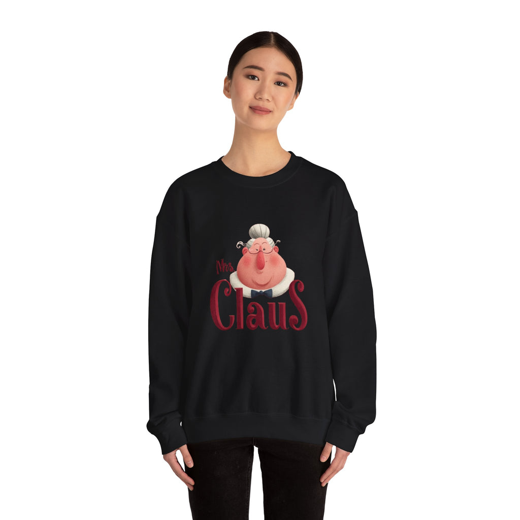 Mrs. Claus Christmas Sweatshirt – Cute Mrs Claus Holiday Crewneck