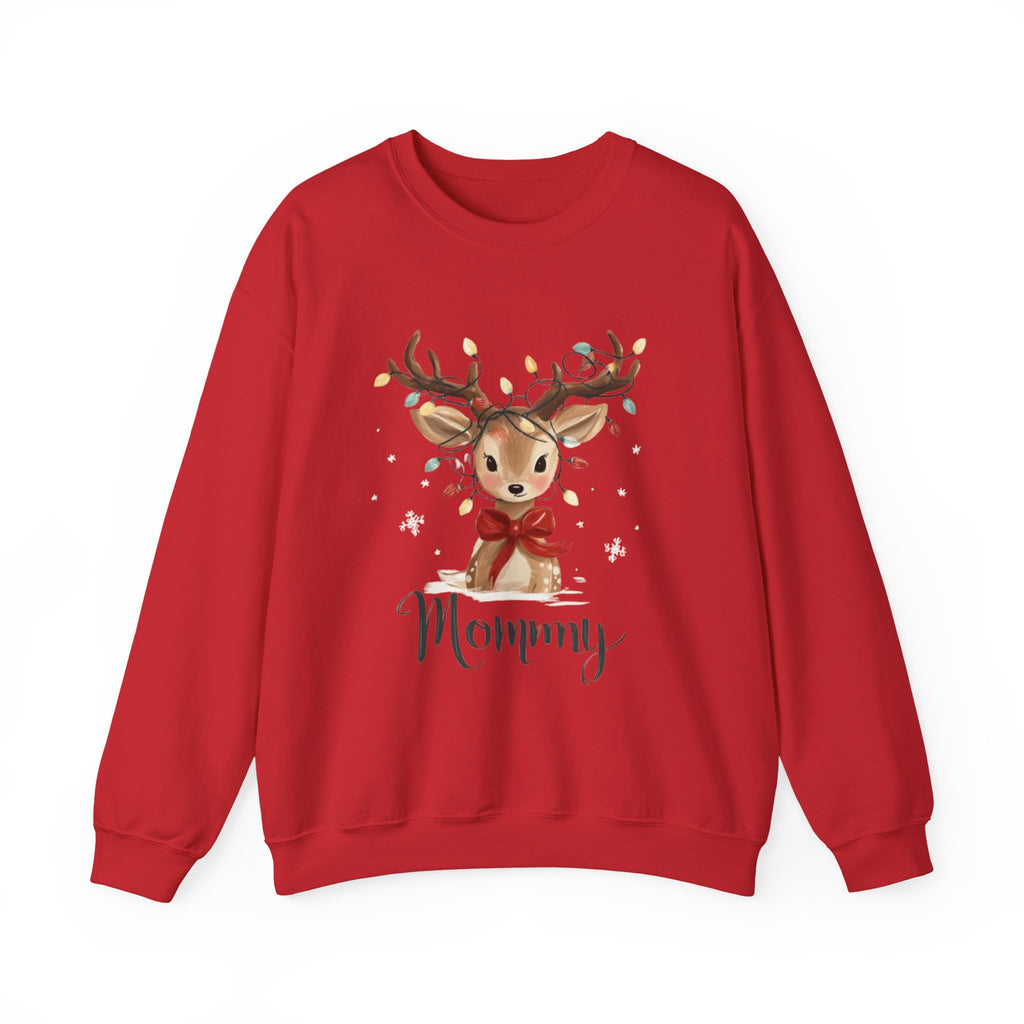 Mommy Reindeer Sweatshirt - Christmas Mom Holiday Crewneck