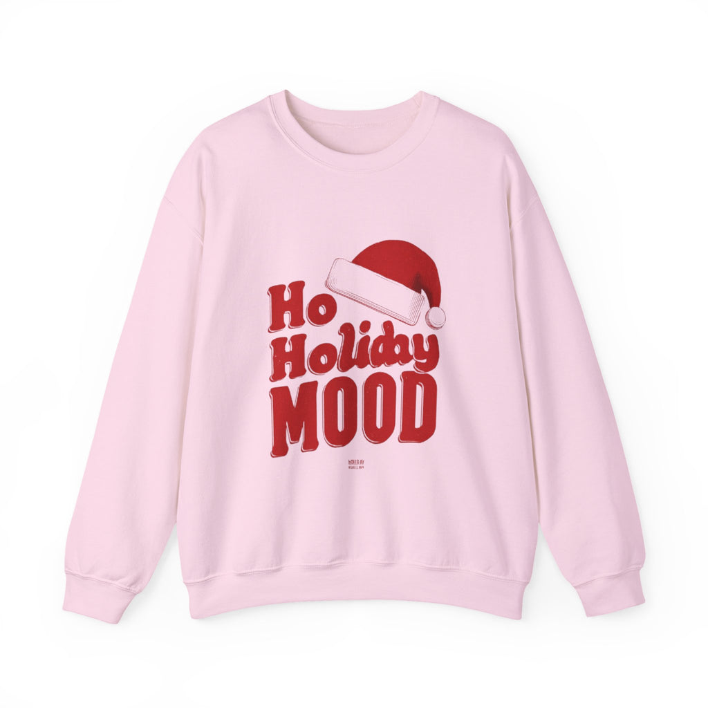 Holiday Mood Sweatshirt — 'Ho Holiday Mood' Christmas Crewneck