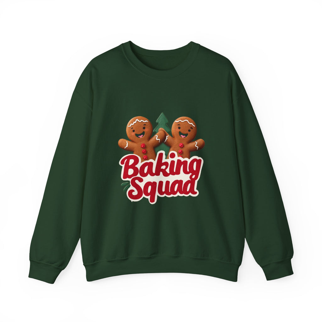 Baking Squad Sweatshirt — Cute Gingerbread Holiday Crewneck