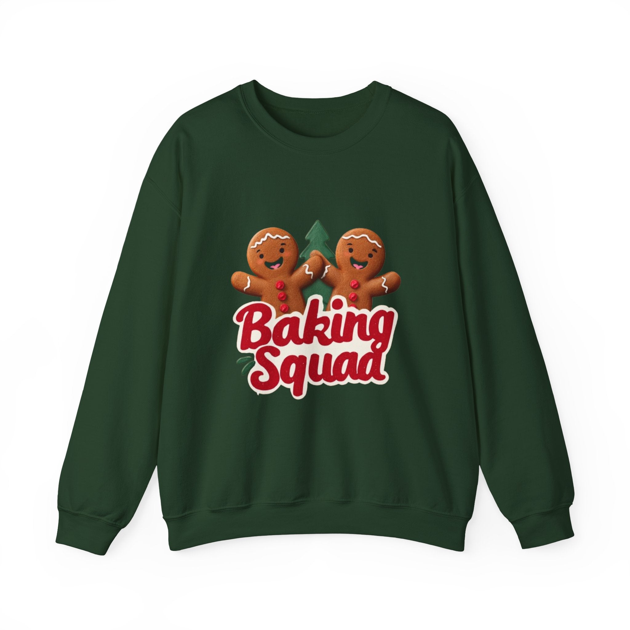 Baking Squad Sweatshirt — Cute Gingerbread Holiday Crewneck