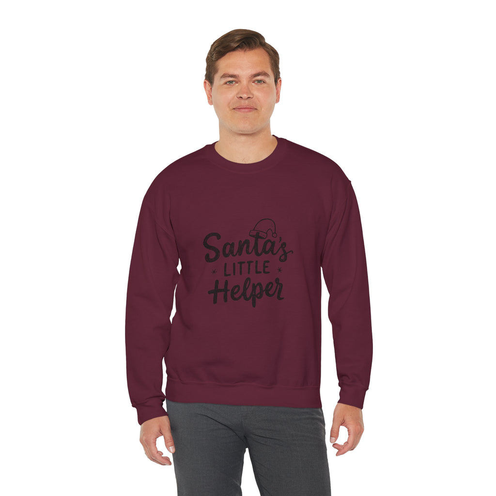 Santa's Little Helper Sweatshirt – Holiday Crewneck for Kids & Family
