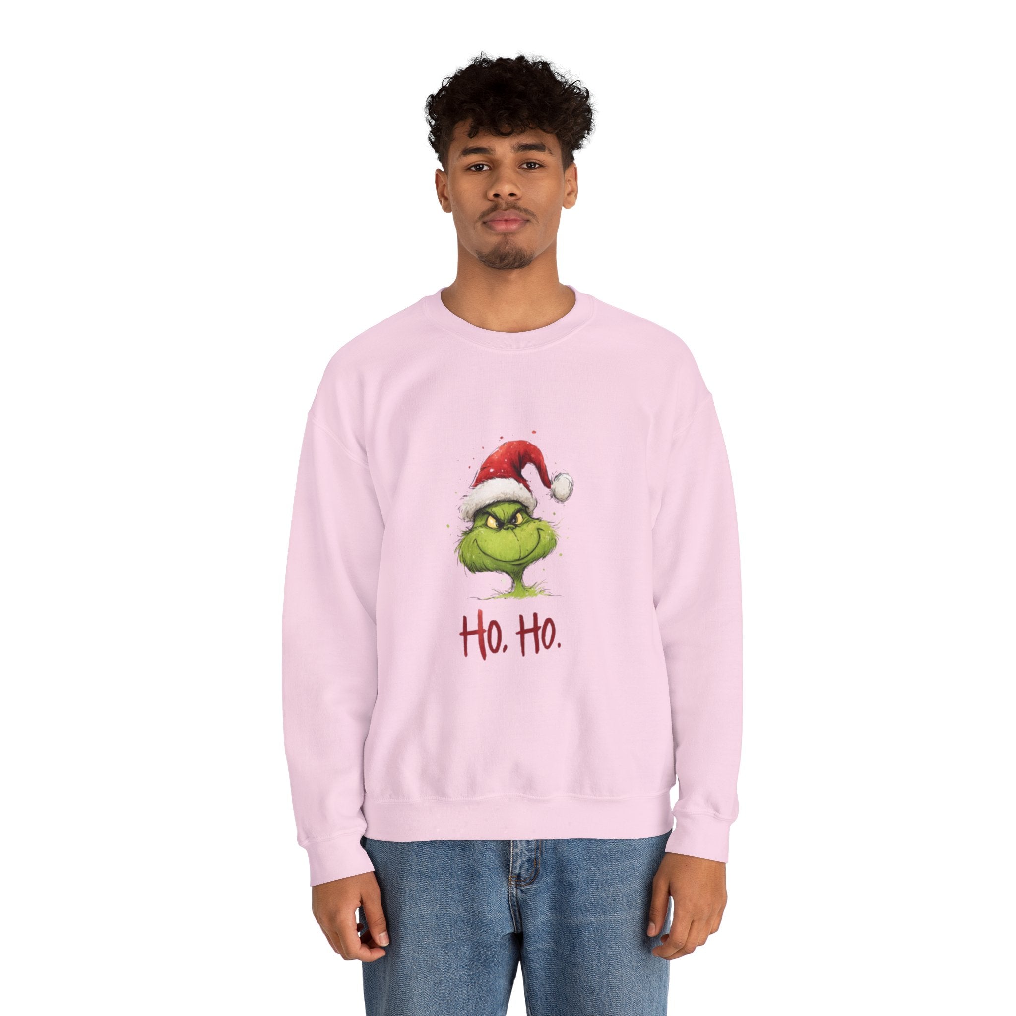 Grinch Santa 'Ho. Ho.' Crewneck Sweatshirt