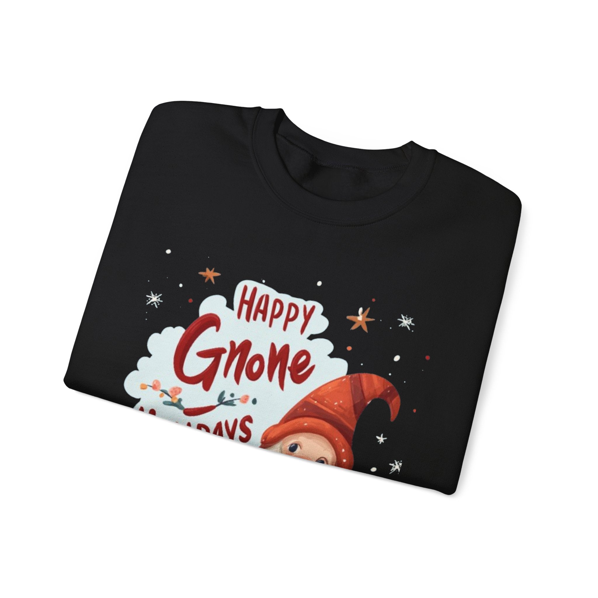 Happy Gnome Holidays Sweatshirt — Cute Christmas Gnome Holiday Crewneck