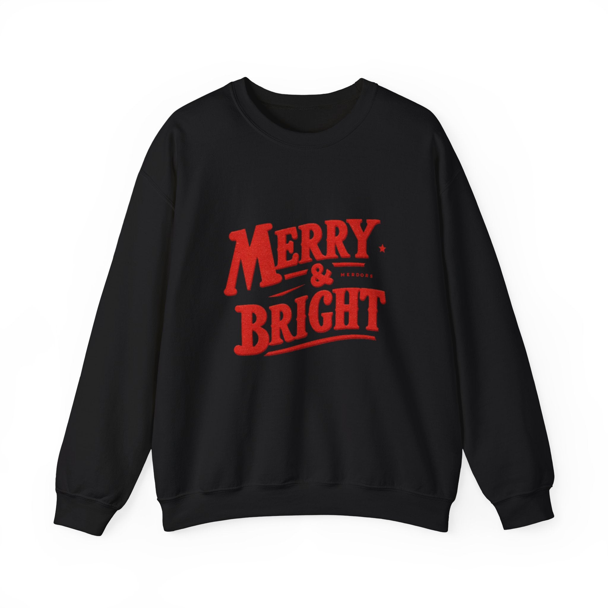 Merry & Bright Sweatshirt — Holiday Crewneck Pullover