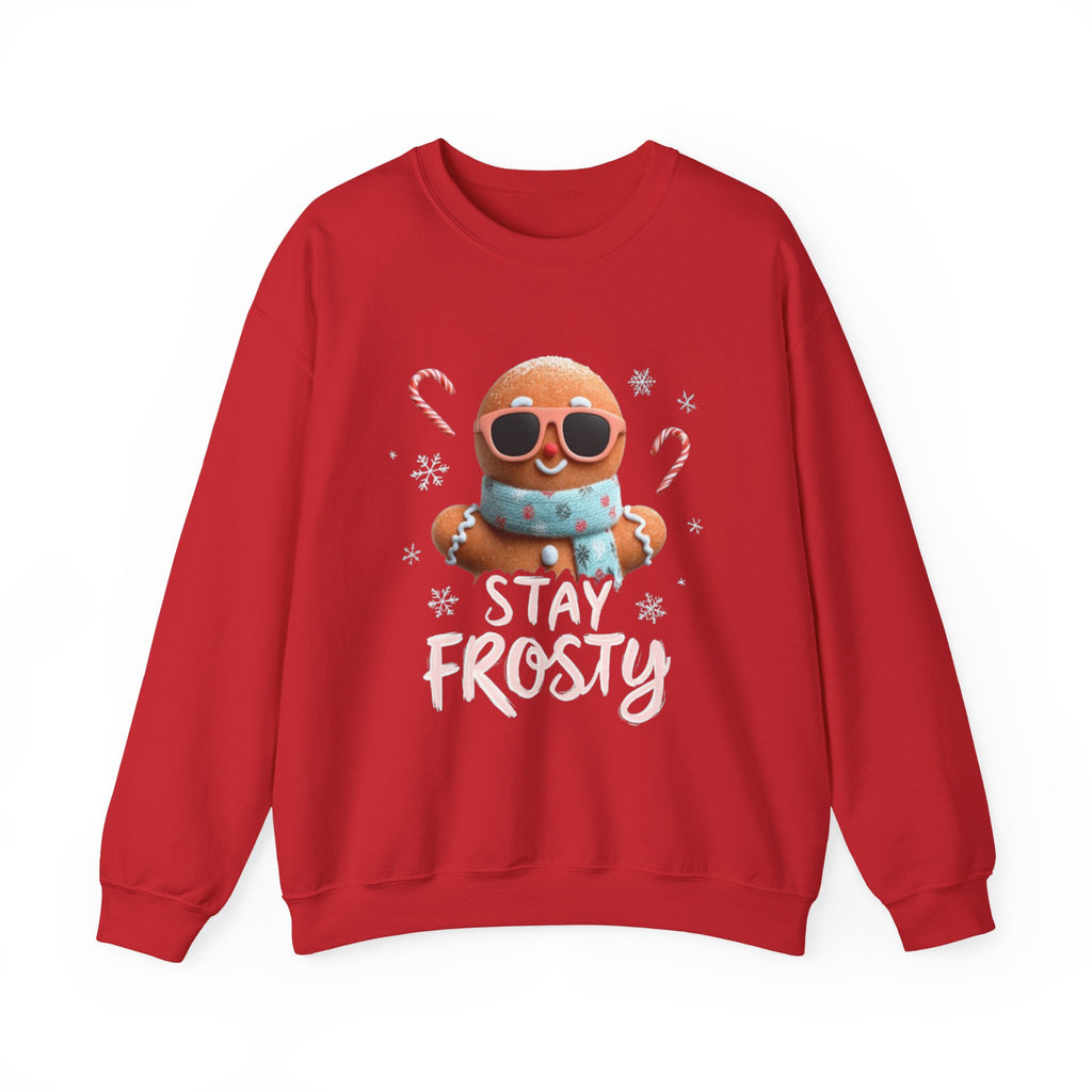 Stay Frosty Gingerbread Sweatshirt — Cute Holiday Crewneck