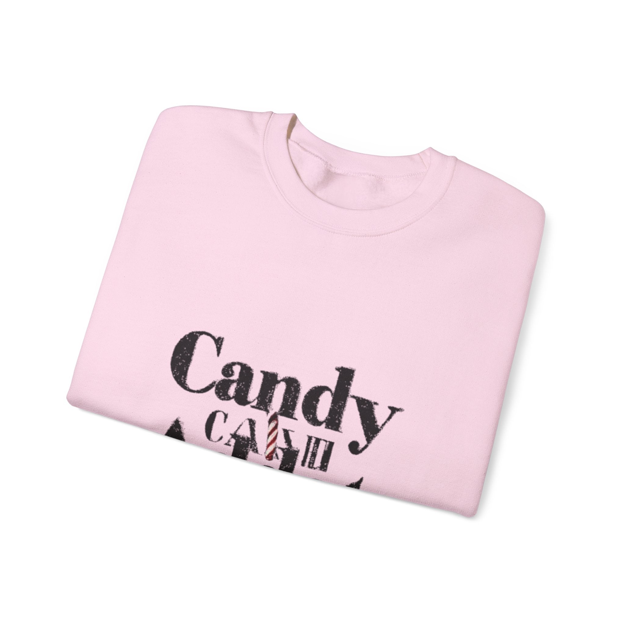 Candy Addict Sweatshirt – Retro Typography Candy Lover Crewneck