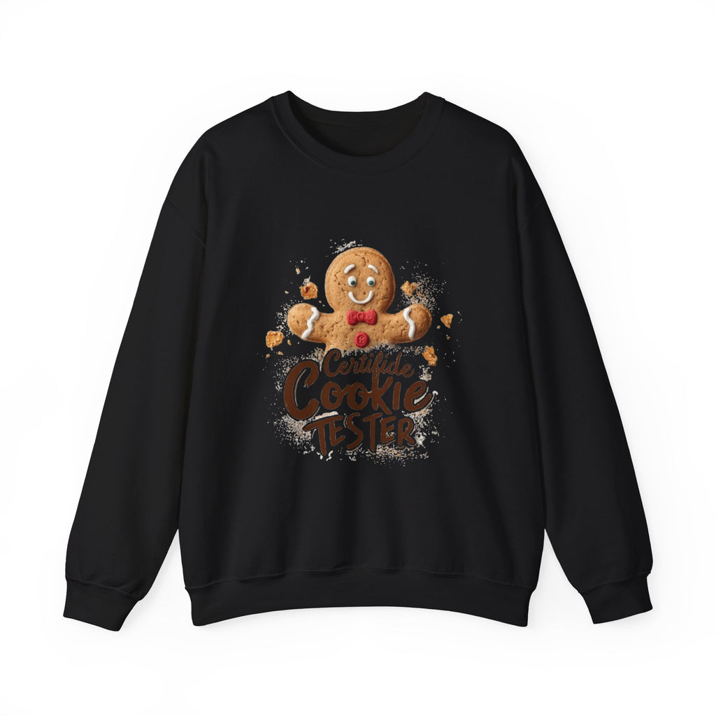 Cookie Tester Sweatshirt – "Certified Cookie Tester" Gingerbread Crewneck