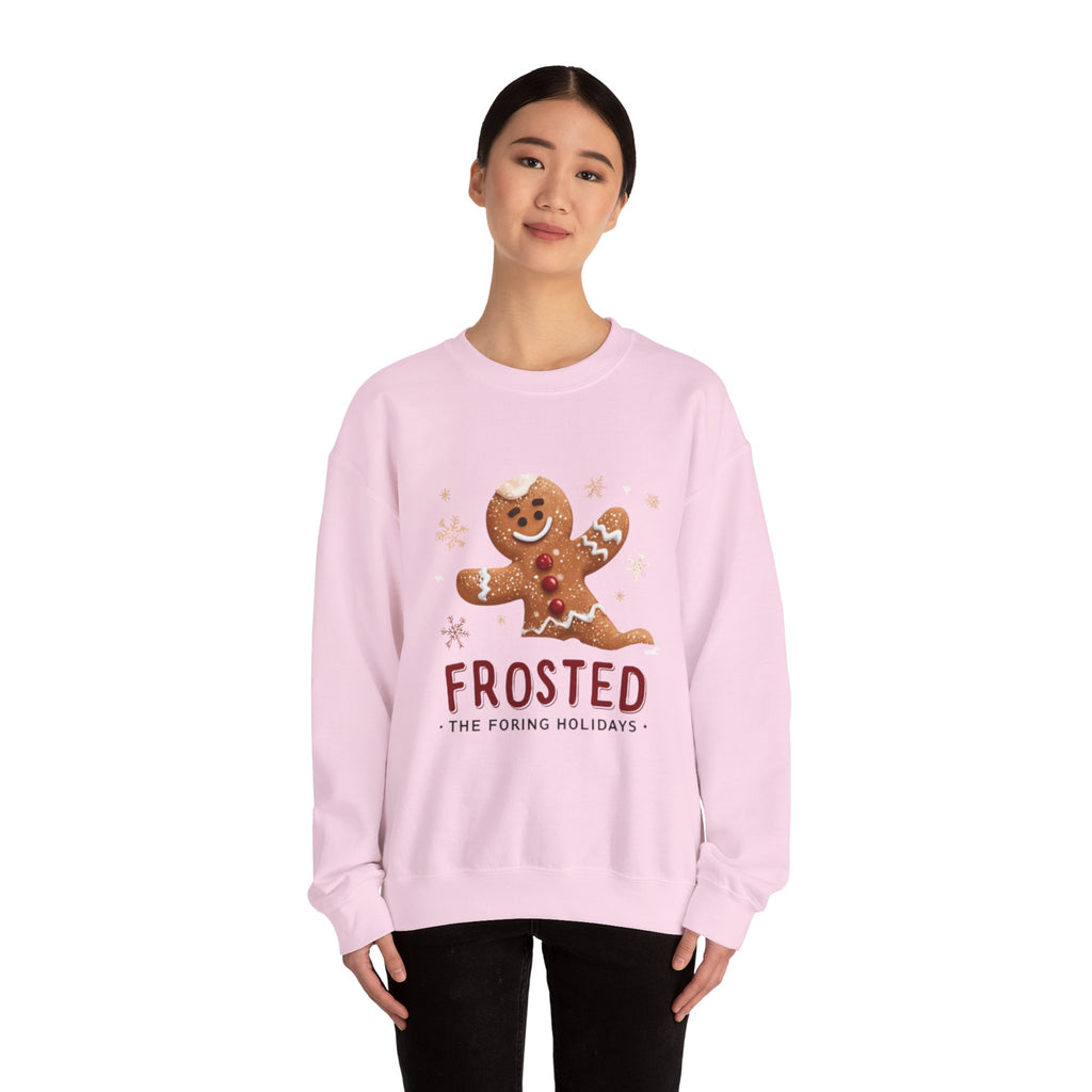 Gingerbread 'Frosted' Holiday Sweatshirt — Cute Christmas Cookie Crewneck