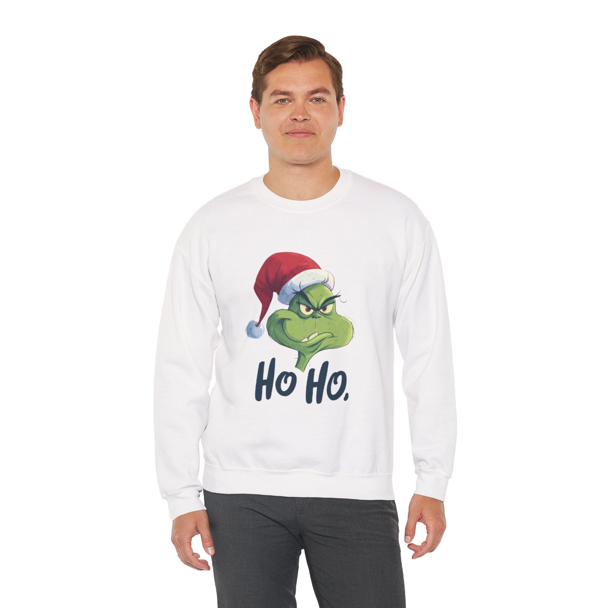 Grumpy Grinch 'Ho Ho.' Crewneck Sweatshirt
