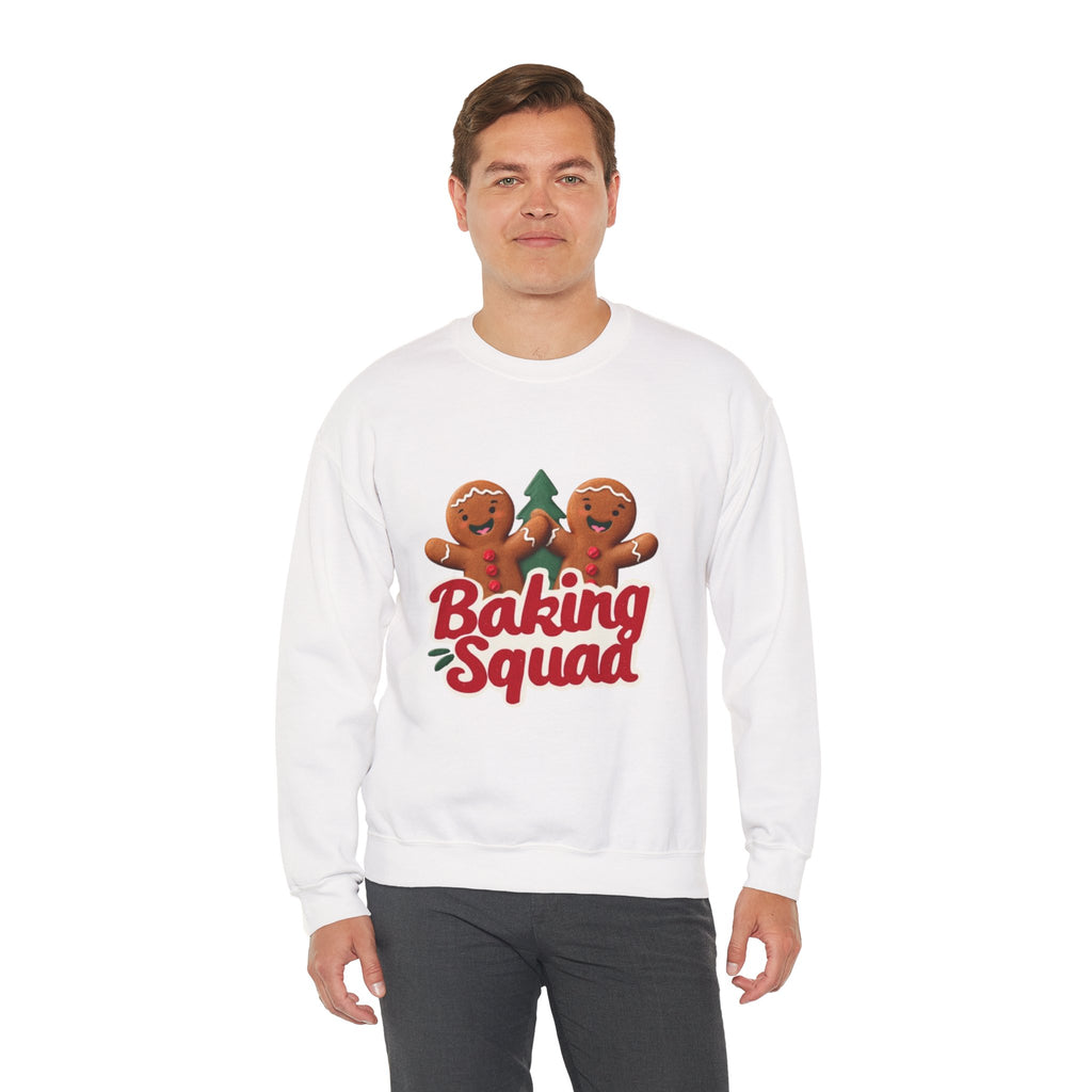 Baking Squad Sweatshirt — Cute Gingerbread Holiday Crewneck