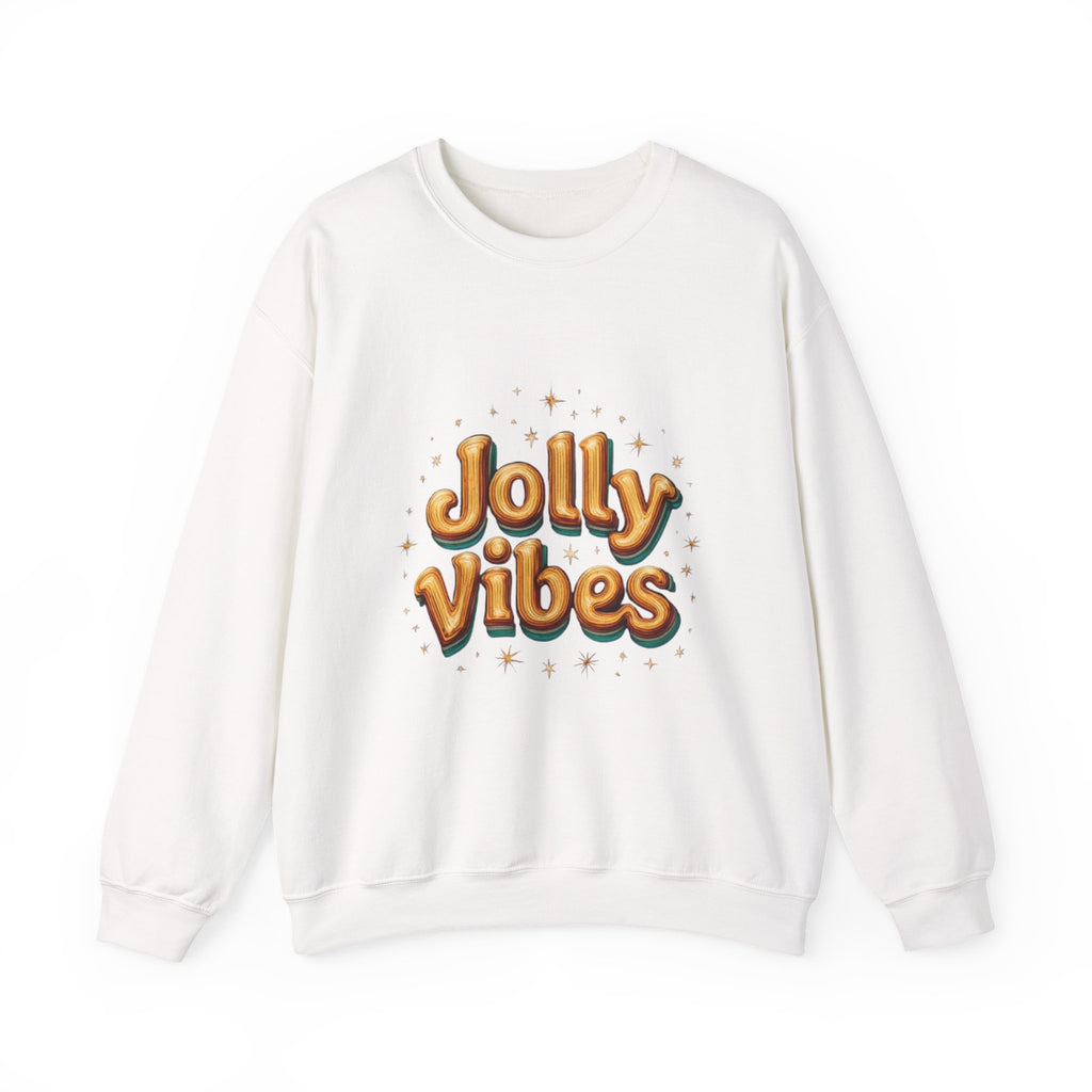 Jolly Vibes Sweatshirt – Cozy Holiday Graphic Crewneck