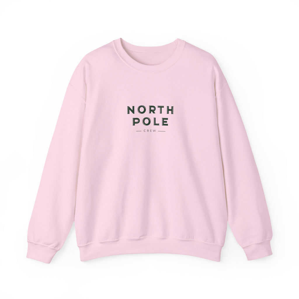 North Pole Crewneck Sweatshirt — Minimal Holiday Graphic Pullover