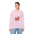 Sweatshirt - 'Sleigh All Day' Red Santa Sleigh Christmas Crewneck