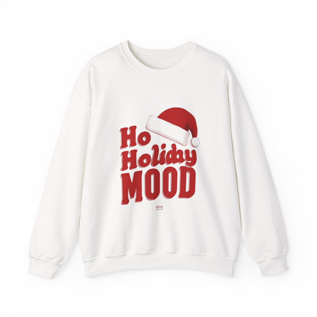 Holiday Mood Sweatshirt — 'Ho Holiday Mood' Christmas Crewneck